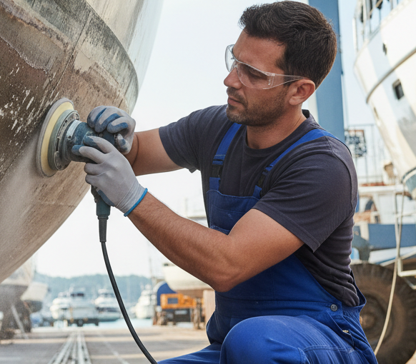 osmosis treatment on a boat