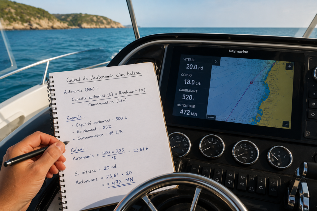 autonomie d'un bateau