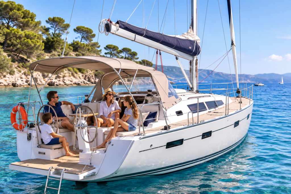 bateau pour la famille