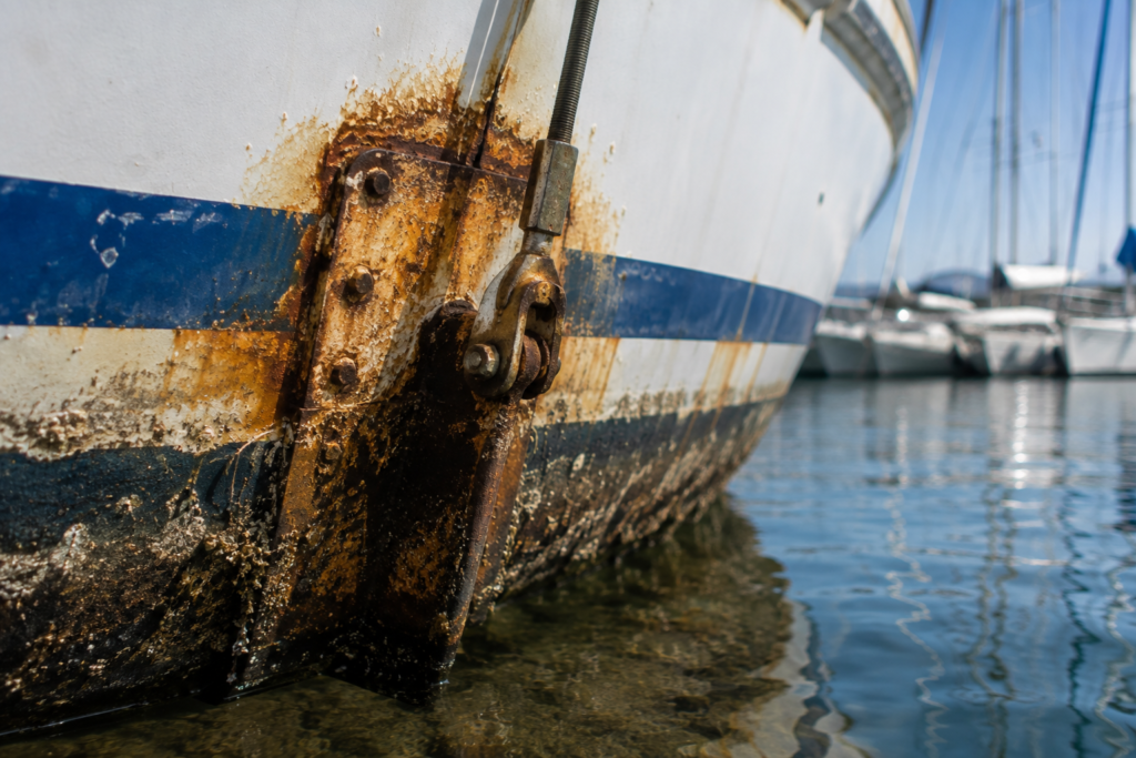 exemple de corrosion marine
