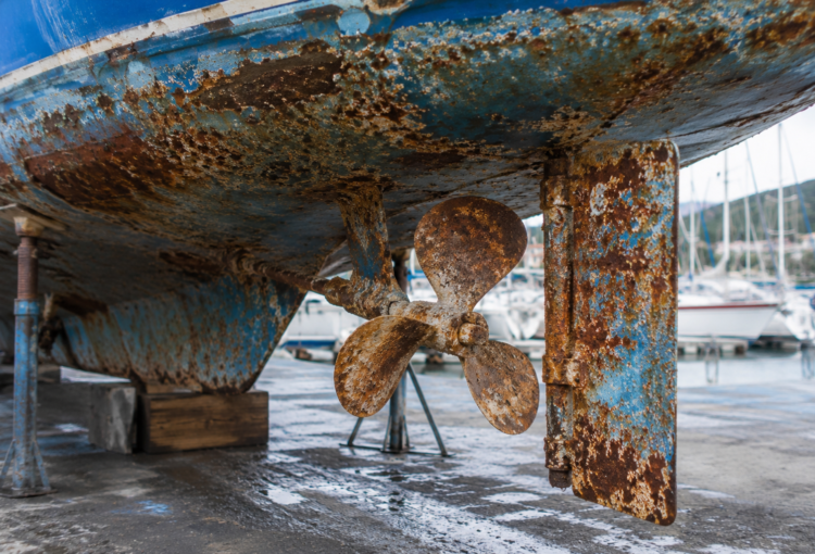 exemple de corrosion marine